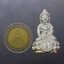 พระกริ่งใหญ่ รุ่นเพชรเจ้าฟ้า เนื้อเงินฐานหุ้มทองคำแท้ อภิมหาพุทธาภิเษก ณ วัดบวรนิเวศวิหาร ปี2538 พร้อมตลับเดิม