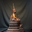 พระบรมรูปหล่อรัชกาลที่ 9 นั่งบัลลังก์หน้าตัก 16 นิ้ว