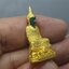 พระแก้วมรกต ทรงเครื่องฤดูหนาว เนื้อโลหะเคลือบสีเขียว เครื่องทรงชุบทอง ขนาดสูง 3 เซน สำนักพระราชวัง สร้าง พุทธาภิเษก ณ วัดพระศรีรัตนศาสดาราม พ.ศ.2547 พร้อมตลับเดิม
