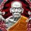 ราชาพยัคฆ์(ป๋อง สุพรรณสร้าง)เหรียญแถมยกลัง เนื้อเงิน ลงยาลายเสือส้มดำ ลงยาจีวร หลวงพ่อพัฒน์ วัดห้วยด้วน โคท 10569