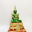 พระพุทธรูป พระแก้วมรกต ทรงเครื่องฤดูร้อน หน้าตัก 9 นิ้ว พิธี วัดพระแก้ว จ.เชียงราย พ.ศ.2563 (ชื่อเดิม : วัดป่าญะ หรือวัดป่าเยียะ)