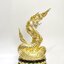 รูปหล่อ พญานาคราช พญานาค 1 เศียร สัมฤทธิ์ ลงรักปิดทองคำเปลว(ลาย) เกล็ดปิดทอง