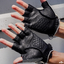 Hellway Glove ครึ่งนิ้วหนังกวางแท้ สีขาว-ดำ (กรุณาสอบถามไซส์ก่อนสั่งซื้อ)