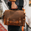 กระเป๋า Old Messenger หนังล้วน