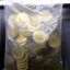 เหรียญยกถุง (100 เหรียญ) เหรียญหมุนเวียน 10 บาท 2551 พระเศียรเล็ก(พิมพ์หนา) ไม่ผ่านใช้