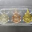 เหรียญพระมหาชนก ครบชุดทองคำ พิมพ์เล็ก (เนื้อทองคำ เนื้อนาค เนื้อเงิน) ปี2542 พร้อมหนังสือ