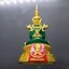 พระแก้วมรกต ทรงฤดูร้อน (ขนาดสูง 7.7 เซน) เนื้อโลหะเคลือบสีเขียว เครื่องทรงชุบทอง สำนักพระราชวัง สร้าง พุทธาภิเษก ณ วัดพระศรีรัตนศาสดาราม พ.ศ.2547 ซีลเดิม รับประกันแท้