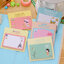 MUISUNGSHOPกระดาษโน๊ตมีกาว Post-it โพสอิท การ์ตูน สไตล์เกาหลี คละลาย