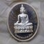 พระพุทธนวราชบพิตร หลัง ภปร เนื้อเงินขัดเงา โคท ๗๖๗๗ วัดตรีทศเทพ พ.ศ.2554 พร้อมกล่องเดิม