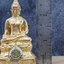 พระไพรีพินาศ ขนาดบูชา หน้าตัก 1.5 นิ้ว สูง 7 ซ.ม.เนื้อสัมฤทธิ์ ปิดทอง ที่ระลึก 72 พรรษา รัชกาลที่9 วัดบวรนิเวศวิหาร ปี2542 พร้อมกล่องเดิม