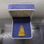พระไพรีพินาศ ครบรอบ 13 ปี กกต. เนื้อกาหลั่ยทอง ขนาดสูง 3.5 ซ.ม.วัดบวรนิเวศวิหาร ปี2554 พร้อมกล่องเดิม