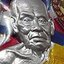 เหรียญเสือคาบดาบ รุ่น2 เนื้อทองระฆัง ลงยาลายพราง ตำหนิจมูกนิด (ตอกพิเศษ ตอกหัวเสือ) องค์เงินแท้ หลวงพ่อพัฒน์ วัดห้วยด้วน โคท 62(SKU-03337)