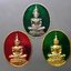พระแก้วมรกต ทรงฤดูร้อน กาลั่ยลงยา 3 สี หลังตรากาญจนาภิเษก พิธีพุทธาภิเษก ณ อุโบสถวัดพระศรีรัตนศาสดาราม ปี2539 พร้อมกล่องเดิม
