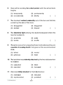 SAP_PRIMARY LEVEL Vocabulary & Usage Book 6 แบบฝึกหัดภาษาอังกฤษสำหรับ ...