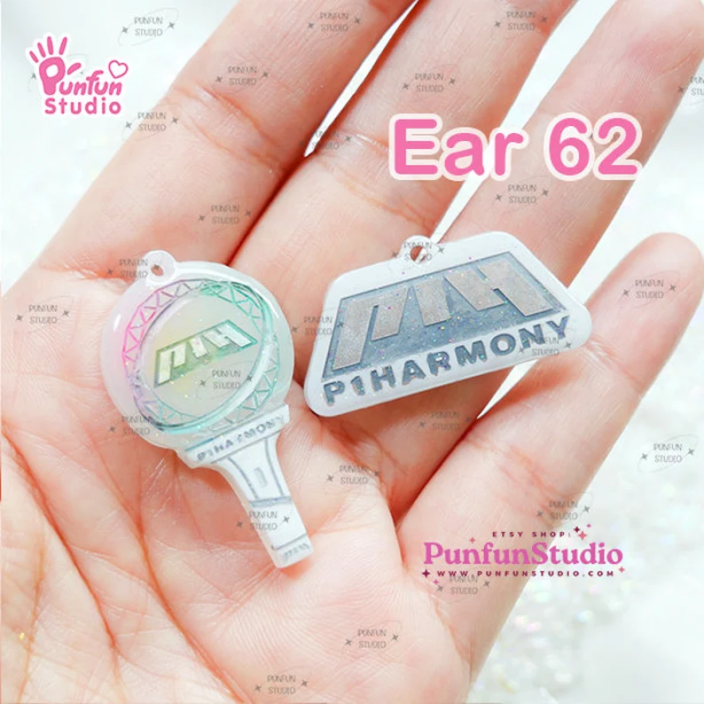 Ear 62 P1harmony Mold / K-POP / Earring Mold / UV Resin Mold / Silicone Mold