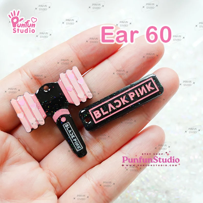 Ear 60 Blackpink Mold / K-POP / Earring Mold / UV Resin Mold / Silicone Mold